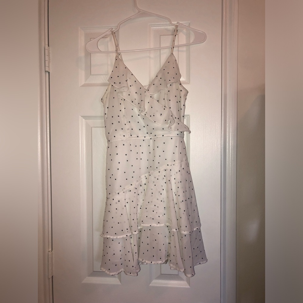 Japna White Polka Dot Romper